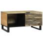 Preview: ARDEBO.de - Couchtisch Natur 80 x 50 x 40 cm Holzwerkstoff