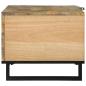 Preview: Couchtisch Natur 80 x 50 x 40 cm Holzwerkstoff