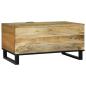 Preview: Couchtisch Natur 80 x 50 x 40 cm Holzwerkstoff