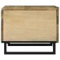 Preview: Couchtisch Natur 80 x 50 x 40 cm Holzwerkstoff