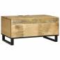 Preview: Couchtisch Natur 80 x 50 x 40 cm Holzwerkstoff