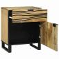Preview: Nachttisch Natur 50 x 33 x 60 cm Holzwerkstoff