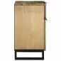 Preview: Nachttisch Natur 50 x 33 x 60 cm Holzwerkstoff