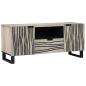 Preview: ARDEBO.de - TV-Einheiten 105 x 33 x 46 cm Weiß Holzwerkstoff