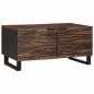 Preview: ARDEBO.de - Couchtisch Walnuss 80 x 50 x 40 cm Holzwerkstoff