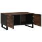 Preview: Couchtisch Walnuss 80 x 50 x 40 cm Holzwerkstoff