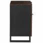 Preview: Nachttisch Walnuss 50 x 33 x 60 cm Holzwerkstoff