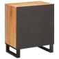 Preview: Nachttisch Natur 50 x 33 x 60 cm Massivholz Mango