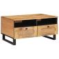 Preview: ARDEBO.de - Couchtisch Artisan-Eiche 80 x 54 x 40 cm Massivholz Mango