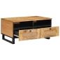 Preview: Couchtisch Artisan-Eiche 80 x 54 x 40 cm Massivholz Mango