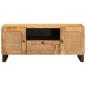 Preview: TV-Schränk Braun 105 x 33 x 46 cm Massivholz Mango