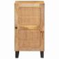 Preview: ARDEBO.de - Sideboard Braun 40 x 33 x 75 cm Massivholz Mango