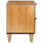 Preview: Nachttisch Hellbraun 40 x 33 x 46 cm Holzwerkstoff