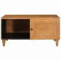Preview: Couchtisch Hellbraun 100 x 54 x 40 cm Holzwerkstoff