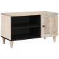 Preview: ARDEBO.de - TV-Einheiten mit Regal Weiß 80 x 33 x 46 cm Holzwerkstoff