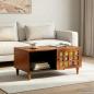 Preview: ARDEBO.de - Couchtisch Braun 80 x 50 x 40 cm Massivholz Mango
