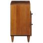 Preview: Nachttisch Braun 50 x 33 x 62 cm Massivholz Mango