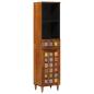 Preview: Badezimmerschrank Walnuss 38 x 33 x 160 cm