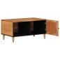 Preview: Couchtisch Natur 80 x 50 x 40 cm Massivholz Mango