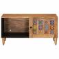 Preview: Couchtisch Natur 80 x 50 x 40 cm Massivholz Mango