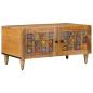 Preview: ARDEBO.de - Couchtisch Natur 80 x 50 x 40 cm Massivholz Mango