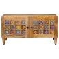 Preview: Couchtisch Natur 80 x 50 x 40 cm Massivholz Mango
