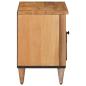 Preview: TV-Schränk mit Regal Natur 80 x 33 x 46 cm Massivholz Mango