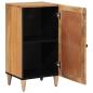 Preview: Sideboard mit Speicher Natur 40 x 33 x 75 cm Massivholz Mango
