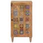 Preview: Sideboard mit Speicher Natur 40 x 33 x 75 cm Massivholz Mango