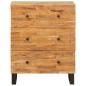 Preview: Aufbewahrungs-Sideboard 60 x 33 x 75 cm Massivholz Mango Braun