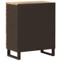 Preview: Aufbewahrungs-Sideboard 60 x 33 x 75 cm Massivholz Mango Braun