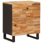 Preview: ARDEBO.de - Bettkasten Braun 50 x 33 x 60 cm Massivholz Mango