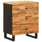 Preview: ARDEBO.de - Bettkasten Braun 50 x 33 x 62 cm Massivholz Mango