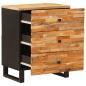Preview: Bettkasten Braun 50 x 33 x 62 cm Massivholz Mango
