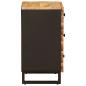 Preview: Bettkasten Braun 50 x 33 x 62 cm Massivholz Mango