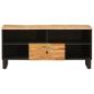 Preview: TV-Schränk Braun 100 x 33 x 46 cm Massivholz Mango