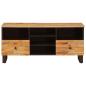 Preview: TV-Schr?nk Corona Braun 100 x 33 x 46 cm Massivholz Mango