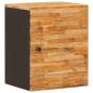 Preview: ARDEBO.de - Badezimmer Hängeschrank Natur 38 x 33 x 48 cm Massivholz Mango