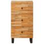 Preview: Seitenschrank Braun 40 x 33 x 75 cm Massivholz Mango