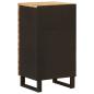 Preview: Seitenschrank Braun 40 x 33 x 75 cm Massivholz Mango