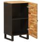 Preview: Seitenschrank mit Tür Braun 40 x 33 x 75 cm Massivholz Mango