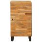 Preview: Seitenschrank mit Tür Braun 40 x 33 x 75 cm Massivholz Mango