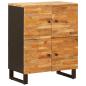 Preview: ARDEBO.de - Seitenschrank Braun 60 x 33 x 75 cm Massivholz Mango