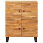 Preview: Seitenschrank Braun 60 x 33 x 75 cm Massivholz Mango