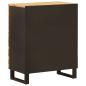 Preview: Seitenschrank Braun 60 x 33 x 75 cm Massivholz Mango
