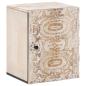 Preview: ARDEBO.de - Badezimmer Hängeschrank Weiß 38 x 33,5 x 48 cm Massivholz Mango