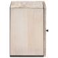 Preview: Badezimmer Hängeschrank Weiß 38 x 33,5 x 48 cm Massivholz Mango