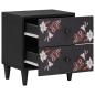 Preview: Nachttisch 2 Stk. Braun 40 x 33,5 x 46 cm Massivholz Mango