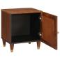 Preview: Nachttisch Braun 40 x 33,5 x 46 cm Massivholz Akazie