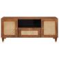 Preview: TV-Schränk Braun 105 x 33,5 x 46 cm Massivholz Mango